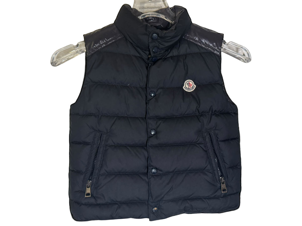 Used Moncler Cheval Vest Kids Black