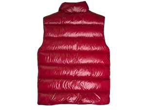 Used Moncler Tib Down Vest Kids Red
