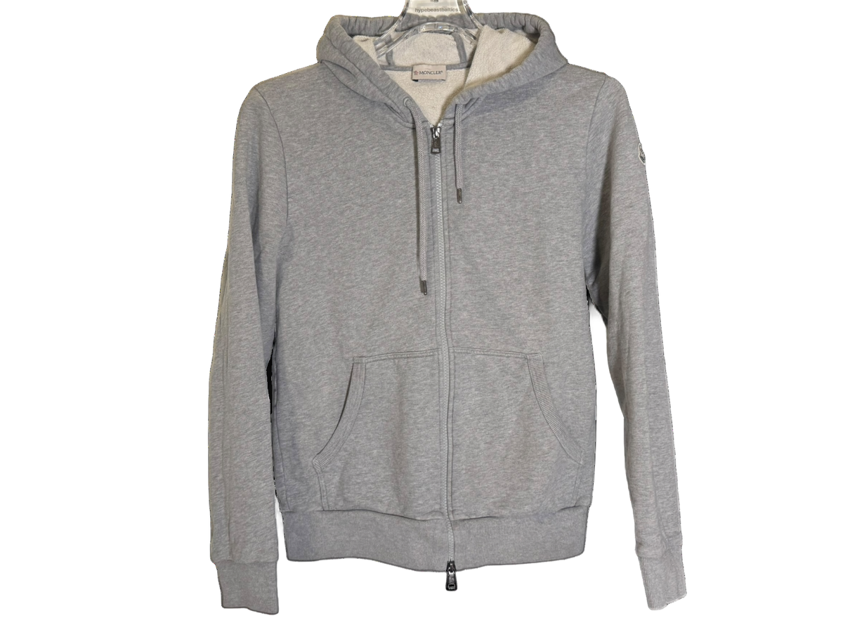 Used Moncler Zip Up Grey