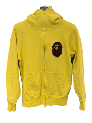 Used A Bathing Ape Yellow Full-Zip Hoodie
