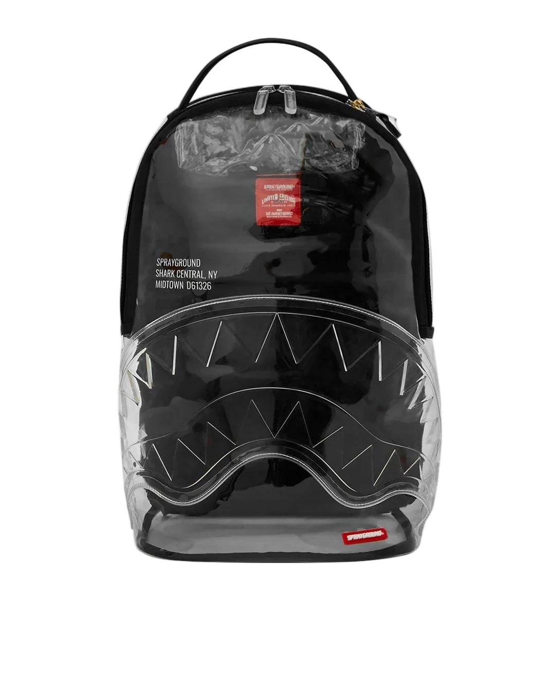 Sprayground Shark Central Clear Backpack