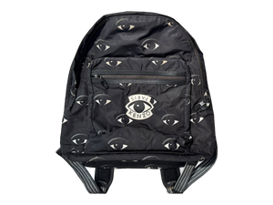 Used Kenzo Black Multi Eyes Backpack