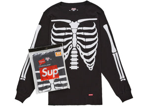 Supreme Hanes Bones Thermal Crew FW26 (1 Pack) Black