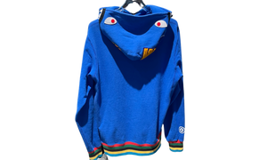 Bape Used Bape Blue Shark hoodie - 119251808