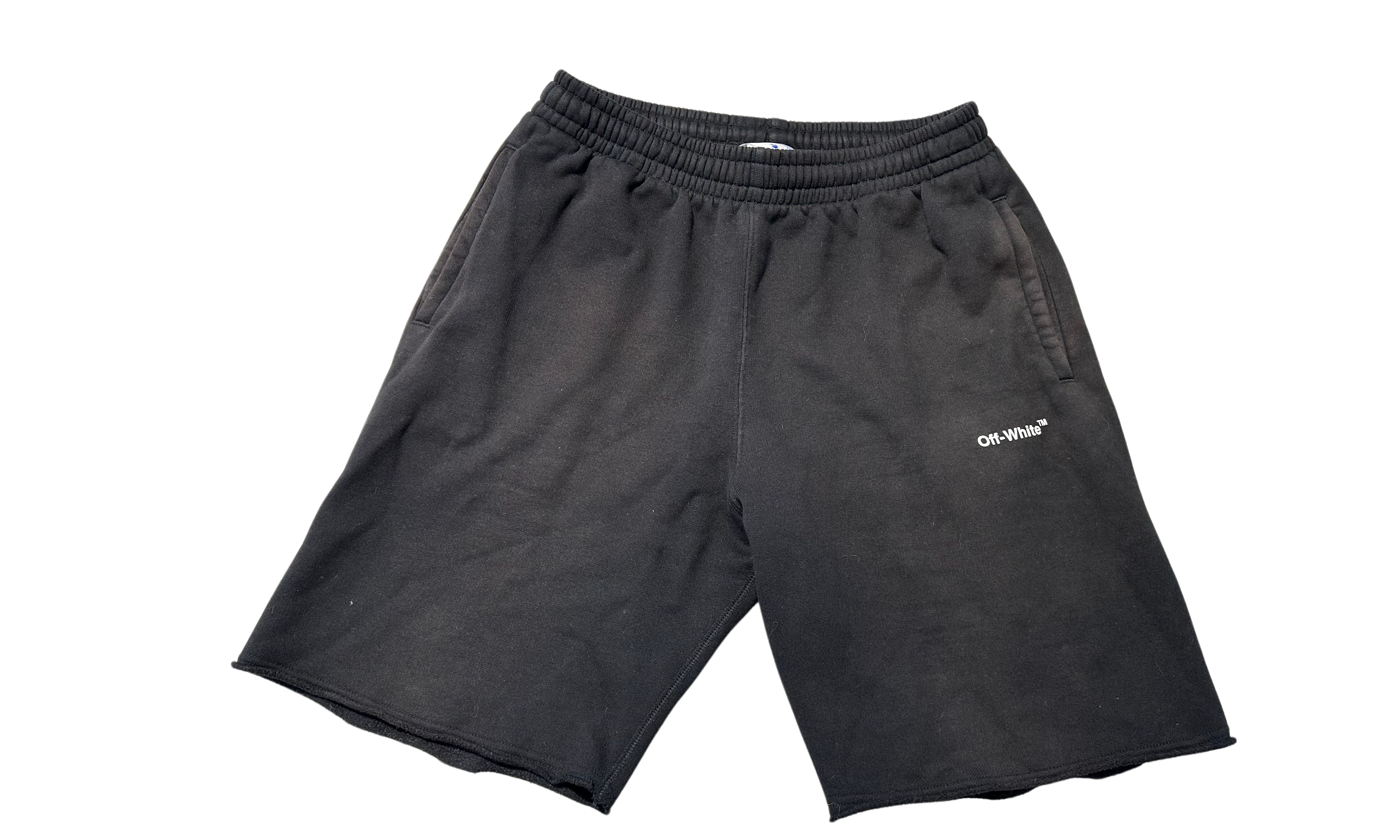 Off white Used Off white diagonal helvetica sweatshorts black - test