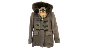 Burberry Used Burberry Brit Jacket with Real Fur Trim - 224251502