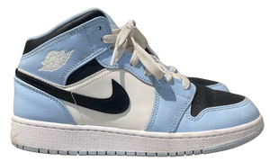 Air Jordan Used Jordan 1 Mid SE Ice Blue (2023) - 555112-401