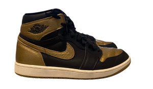 Jordan Used Jordan 1 Retro High OG Black Metallic Gold - 313251143