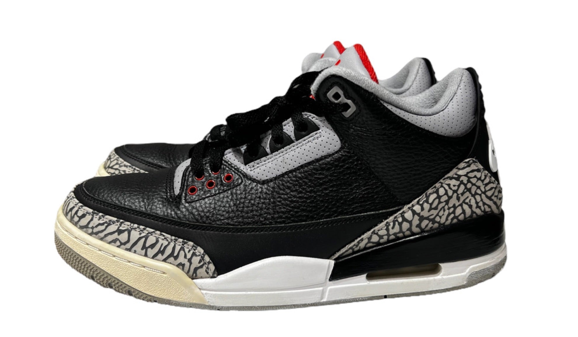 Used Air Jordan 3 Black Cement