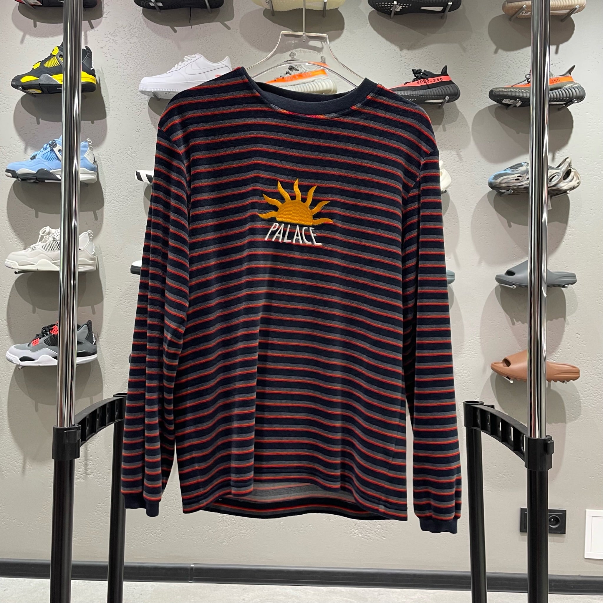 Used palace striped longsleeve