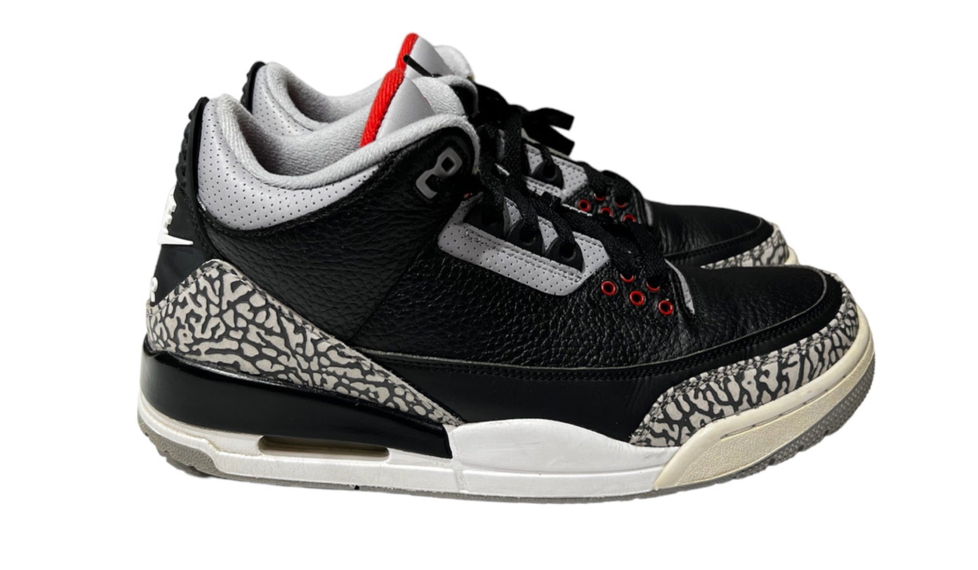 Used Air Jordan 3 Black Cement