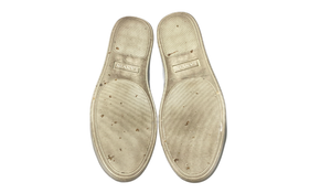 Lanvin Used LANVIN DBB1 LEATHER SNEAKERS WHITE - test