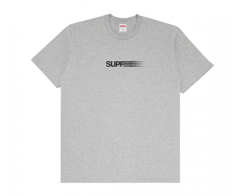 Supreme Motion Logo Tee Heather Grey (SS23)