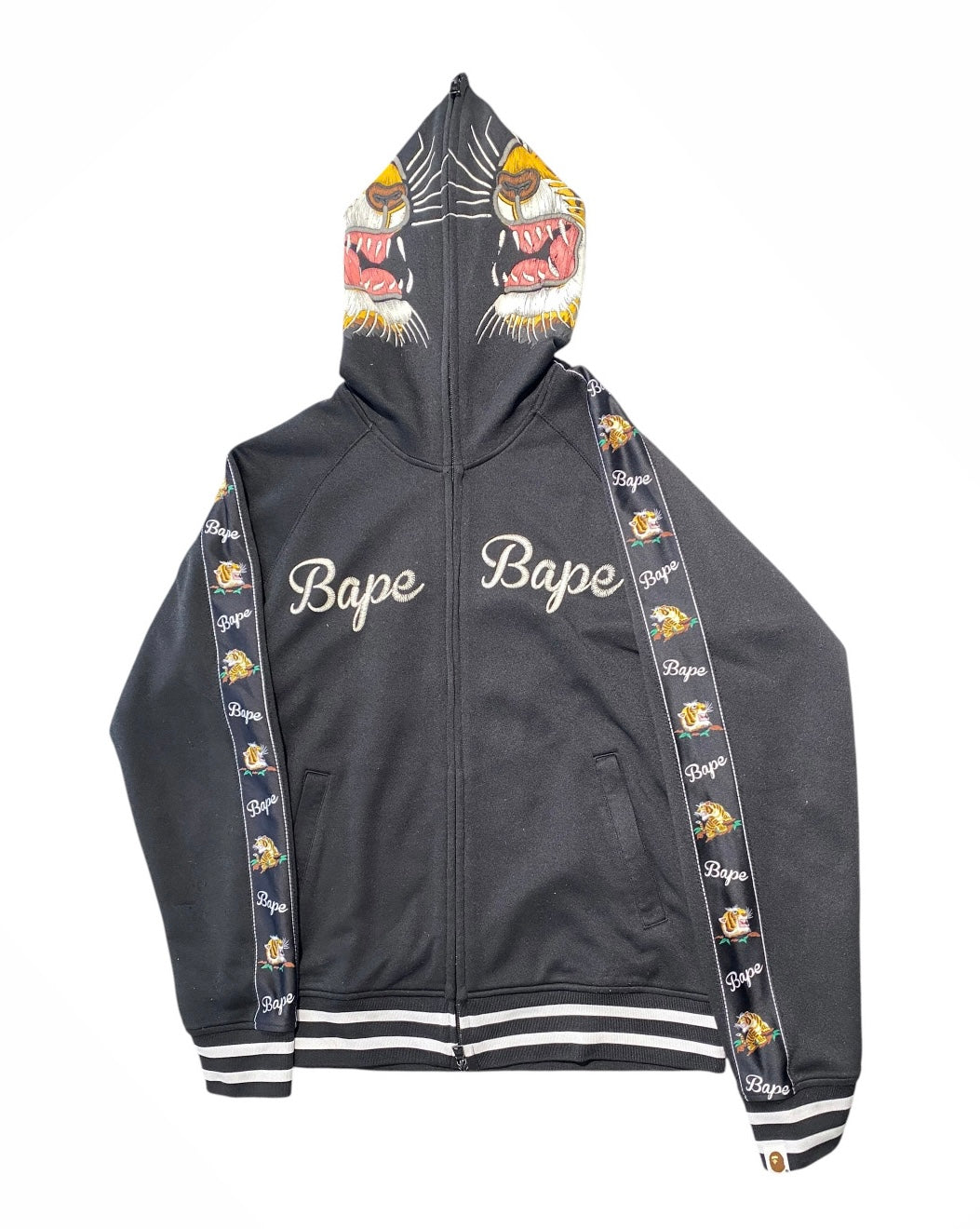 A Bathing Ape Used Bape Full-Zip Tiger Track Top Hoodie - test