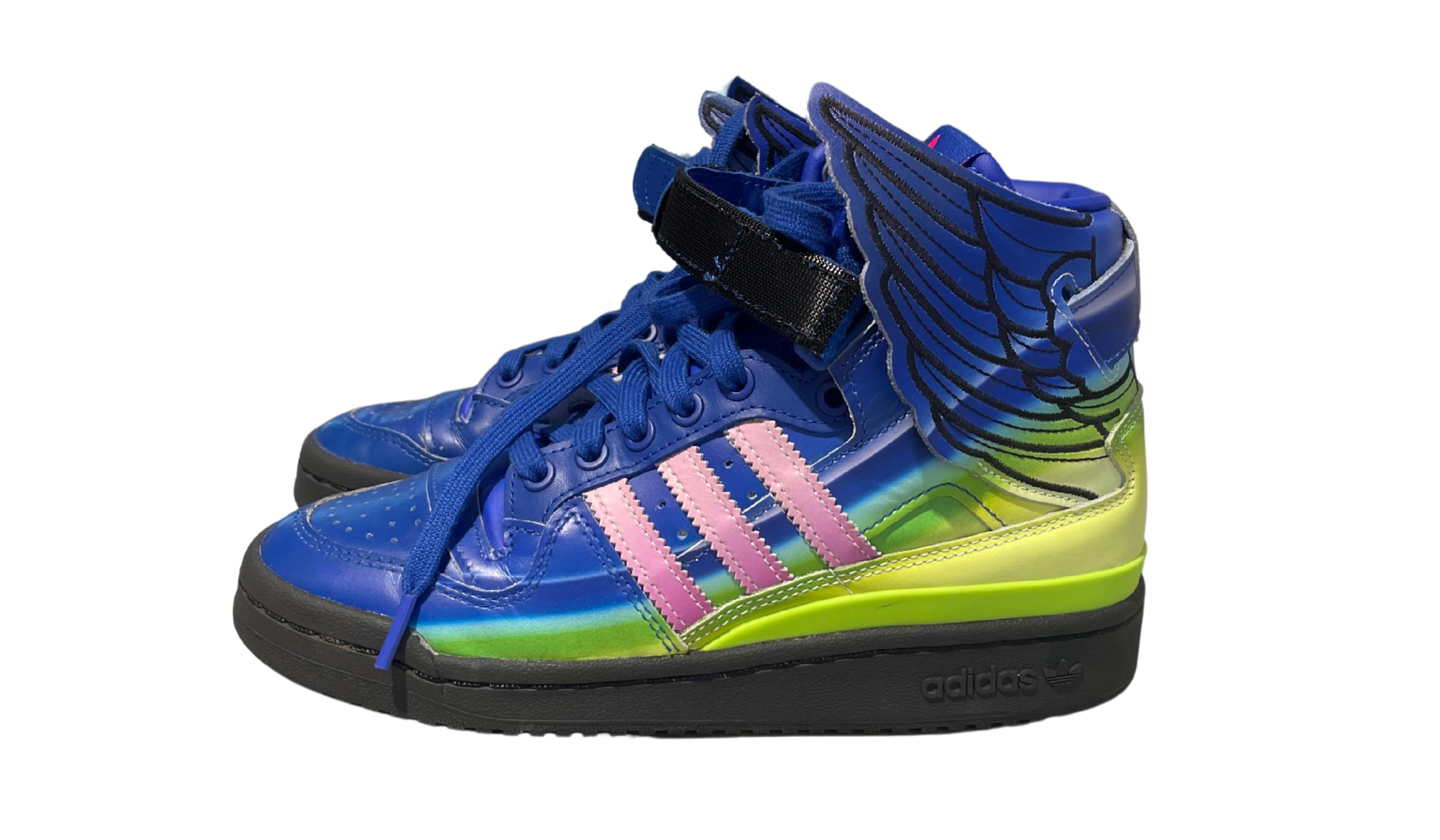 Adidas Used adidas Forum Motorsport Wings 4.0 Jeremy Scott Blue Gradient - 228251732