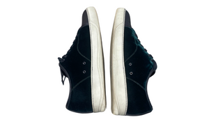 Lanvin Used LANVIN DBB1 SUEDE AND PATENT LEATHER SNEAKERS - test