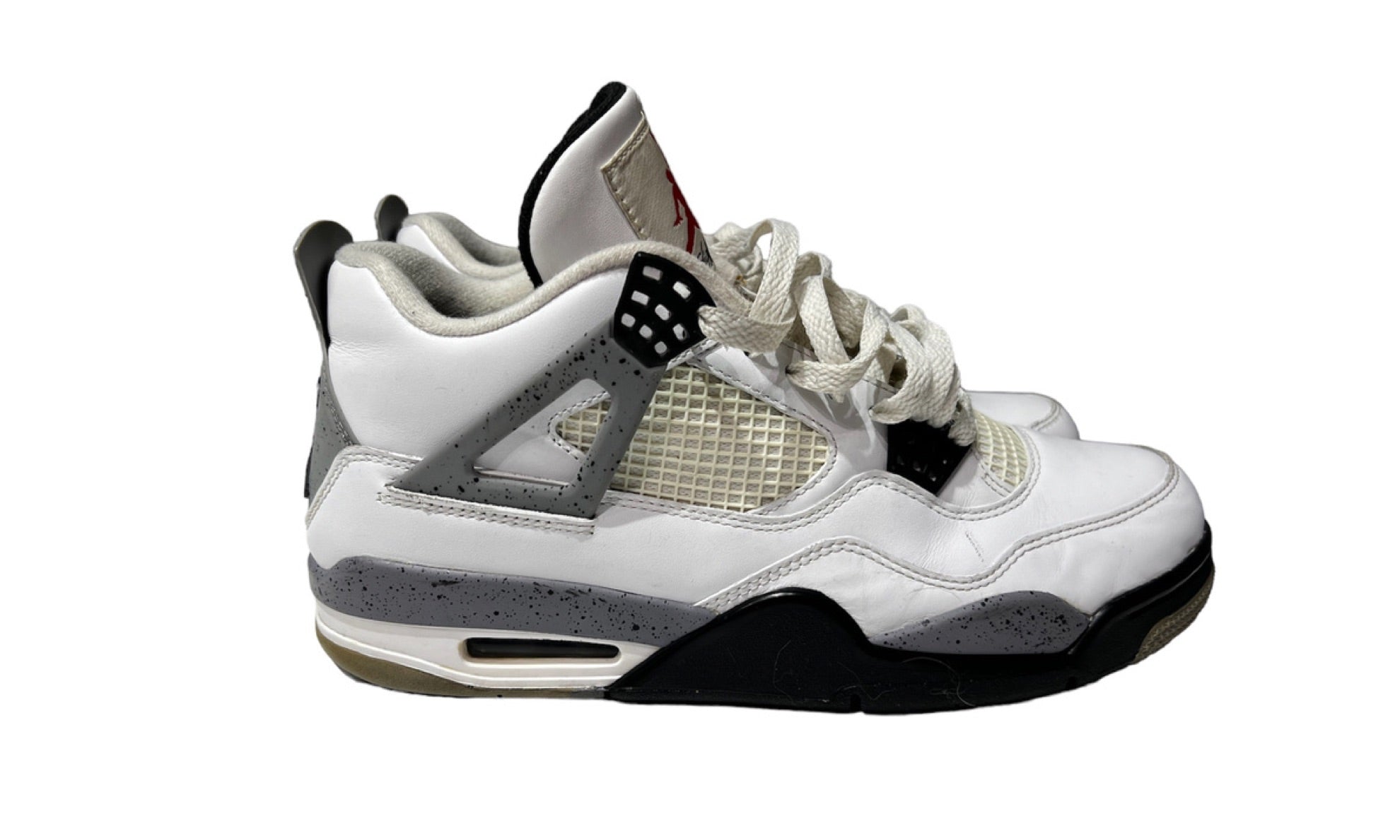 Used Air Jordan 4 White Cement
