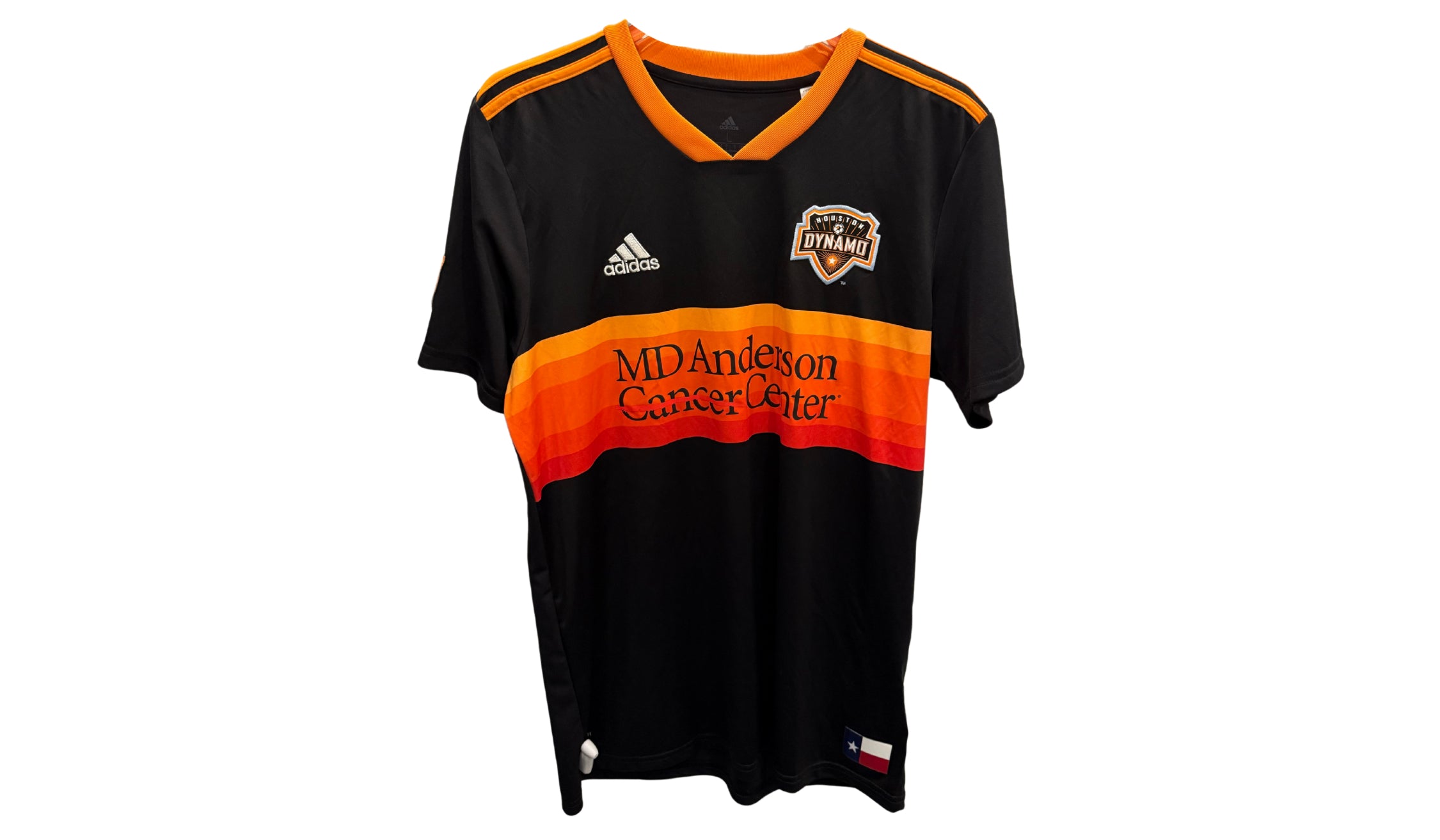 Adidas Used 2019 Houston Dynamo Alejandro Fuenmayor #2 Game Black Jersey - 609251300