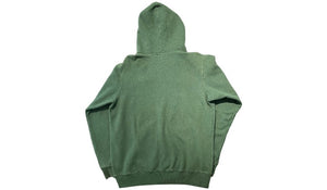 Supreme Used Supreme Contrast Zip Up Hooded Sweatshirt Dark Green - test