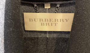 Burberry Used Burberry Brit Poncho Black/Grey - test