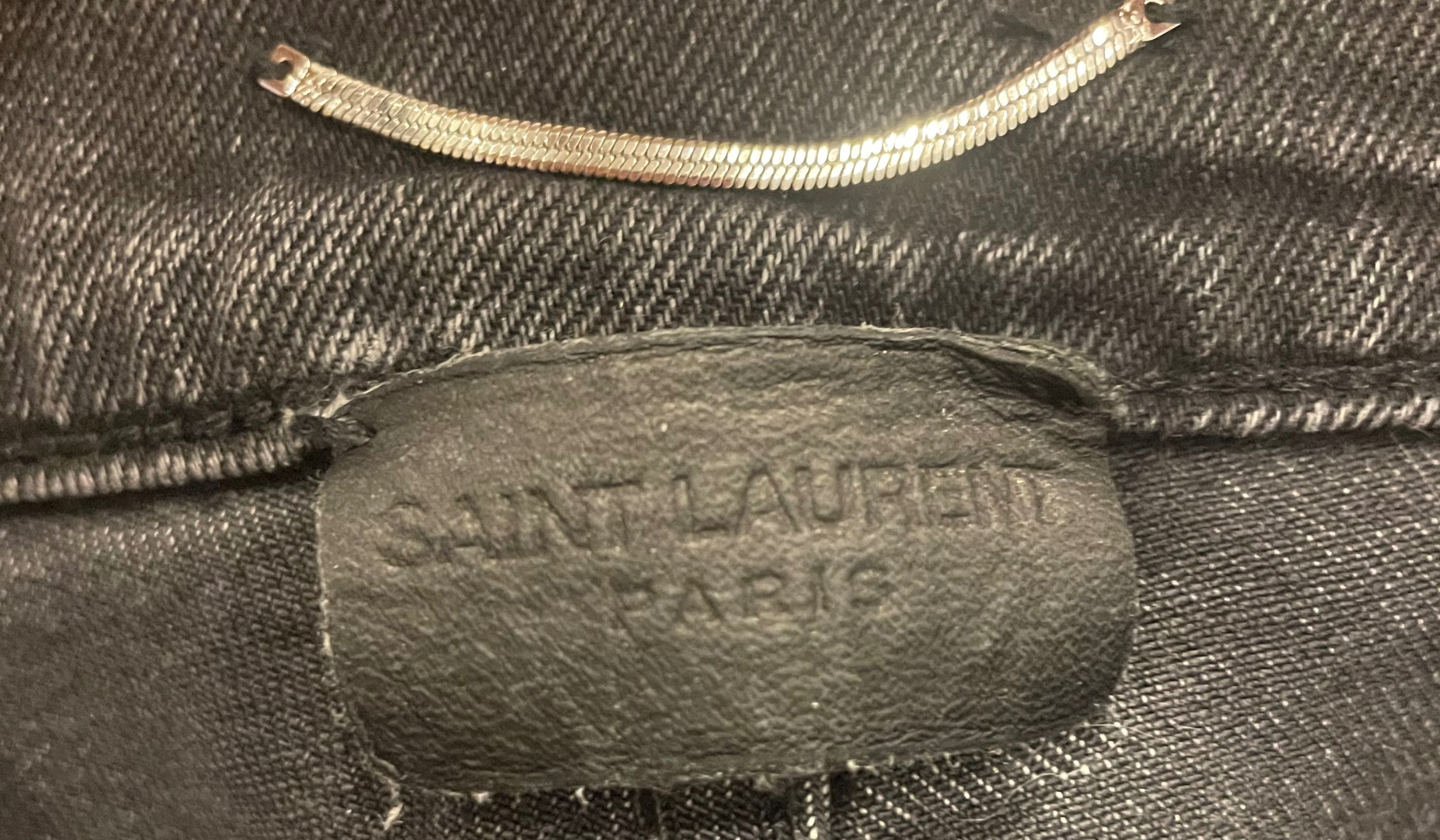 Saint Laurent Used Saint Laurent Black Denim - test