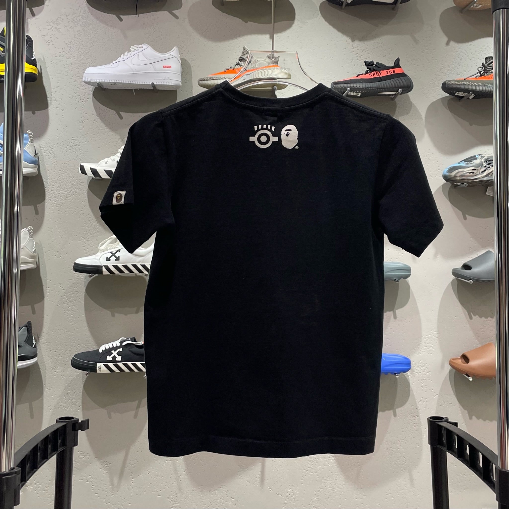 Used bape x baby milo x minions tee
