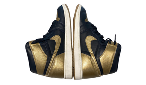 Jordan Used Jordan 1 Retro High OG Black Metallic Gold - 313251143