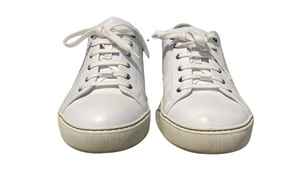 Lanvin Used LANVIN DBB1 LEATHER SNEAKERS WHITE - test