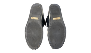 Lanvin Used LANVIN DBB0 LEATHER HIGH TOP SNEAKERS BLACK - test