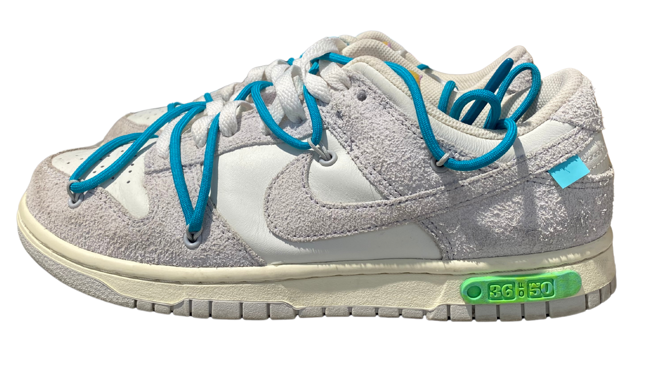 Jordan Used Nike Dunk Low Off-White Lot 36 - 313251143