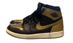 Jordan Used Jordan 1 Retro High OG Black Metallic Gold - 313251143