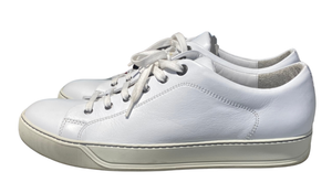 Lanvin Used LANVIN DBB1 LEATHER SNEAKERS WHITE - test