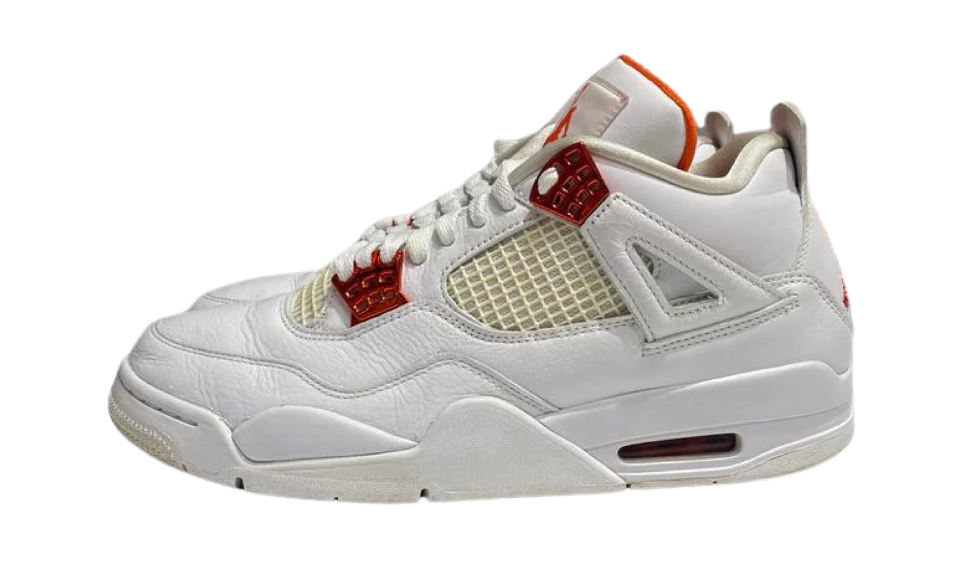 Used Jordan 4 Metallic Orange