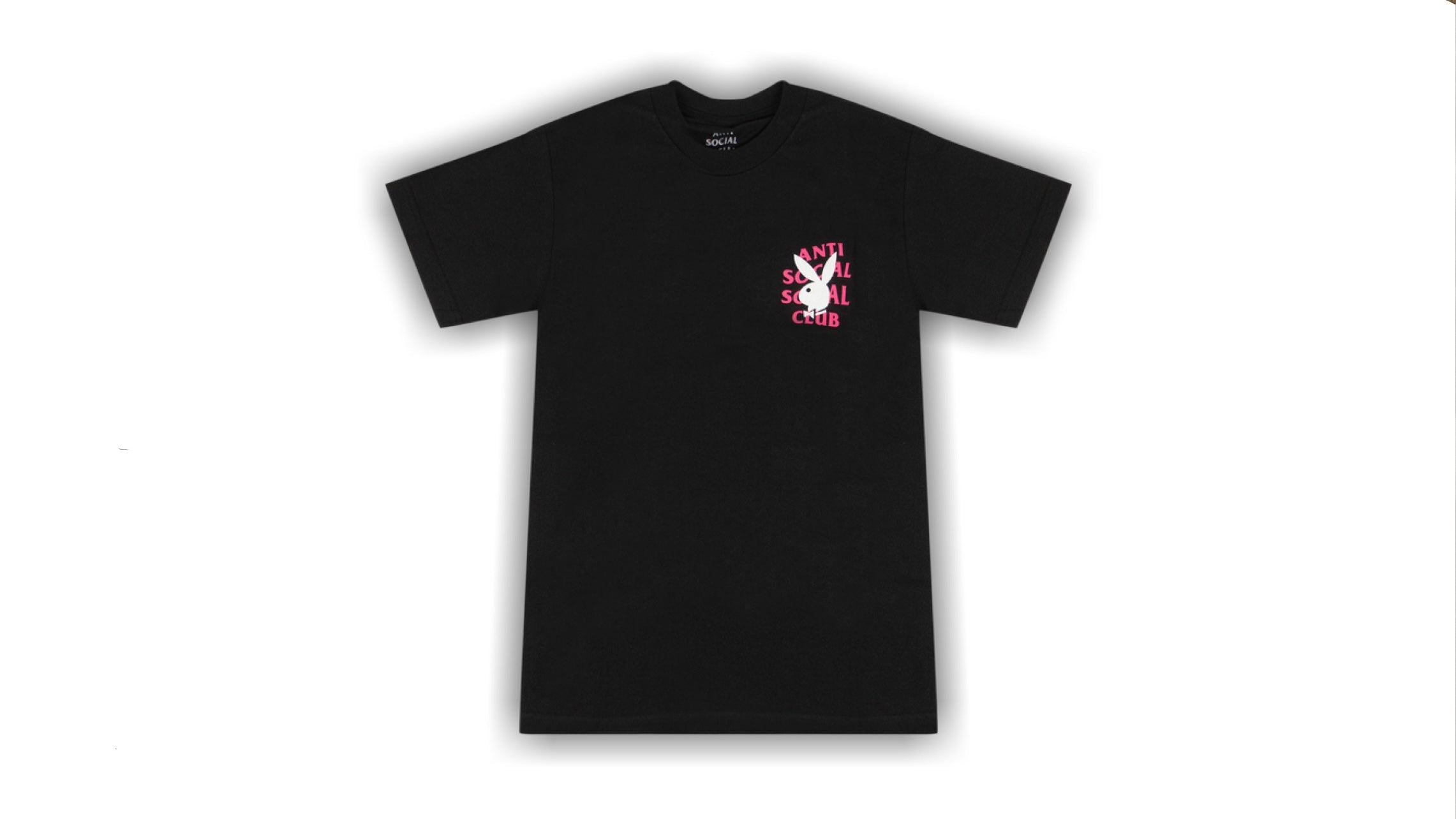 Anti Social Social Club x Playboy tee black
