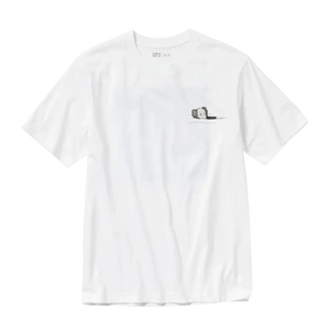 KAWS x Uniqlo UT Short Sleeve Artbook Cover White/Blue T-shirt - 020017195964