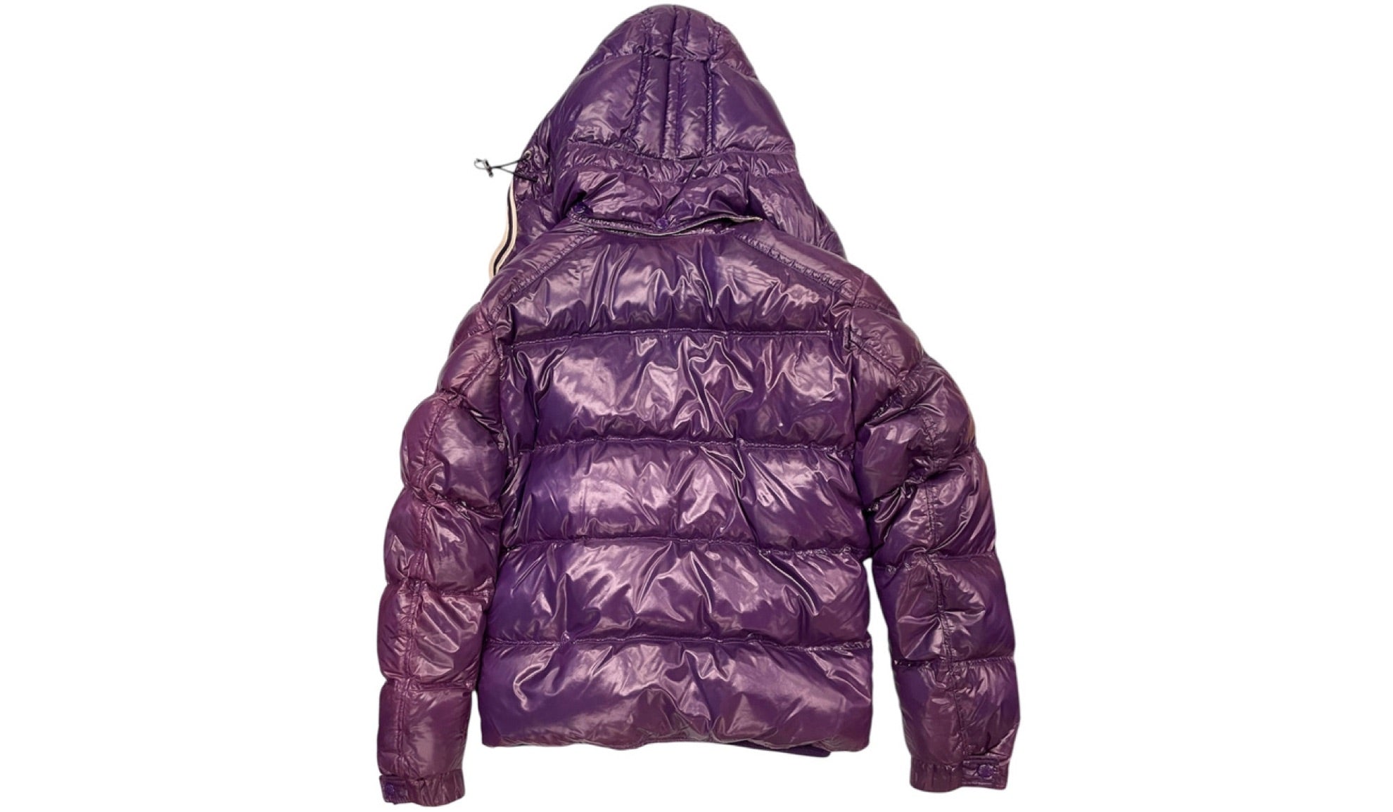 Used Moncler branson hooded jacket purple