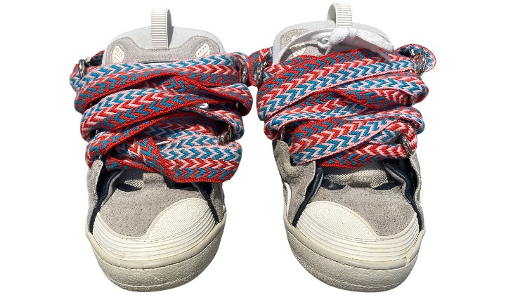 nike Used Lanvin Leather Curb White Grey - test