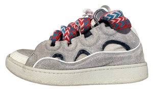 nike Used Lanvin Leather Curb White Grey - test