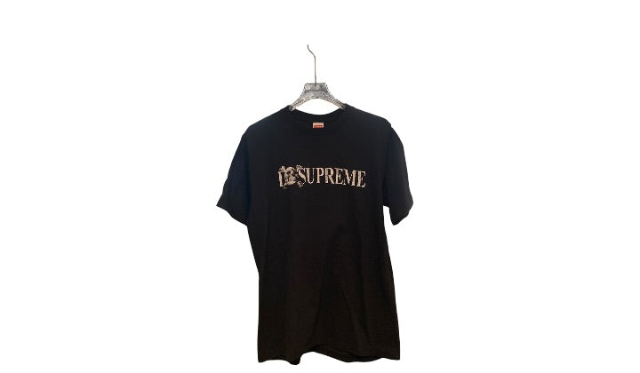 nike Used Supreme Skull Tee Black - test