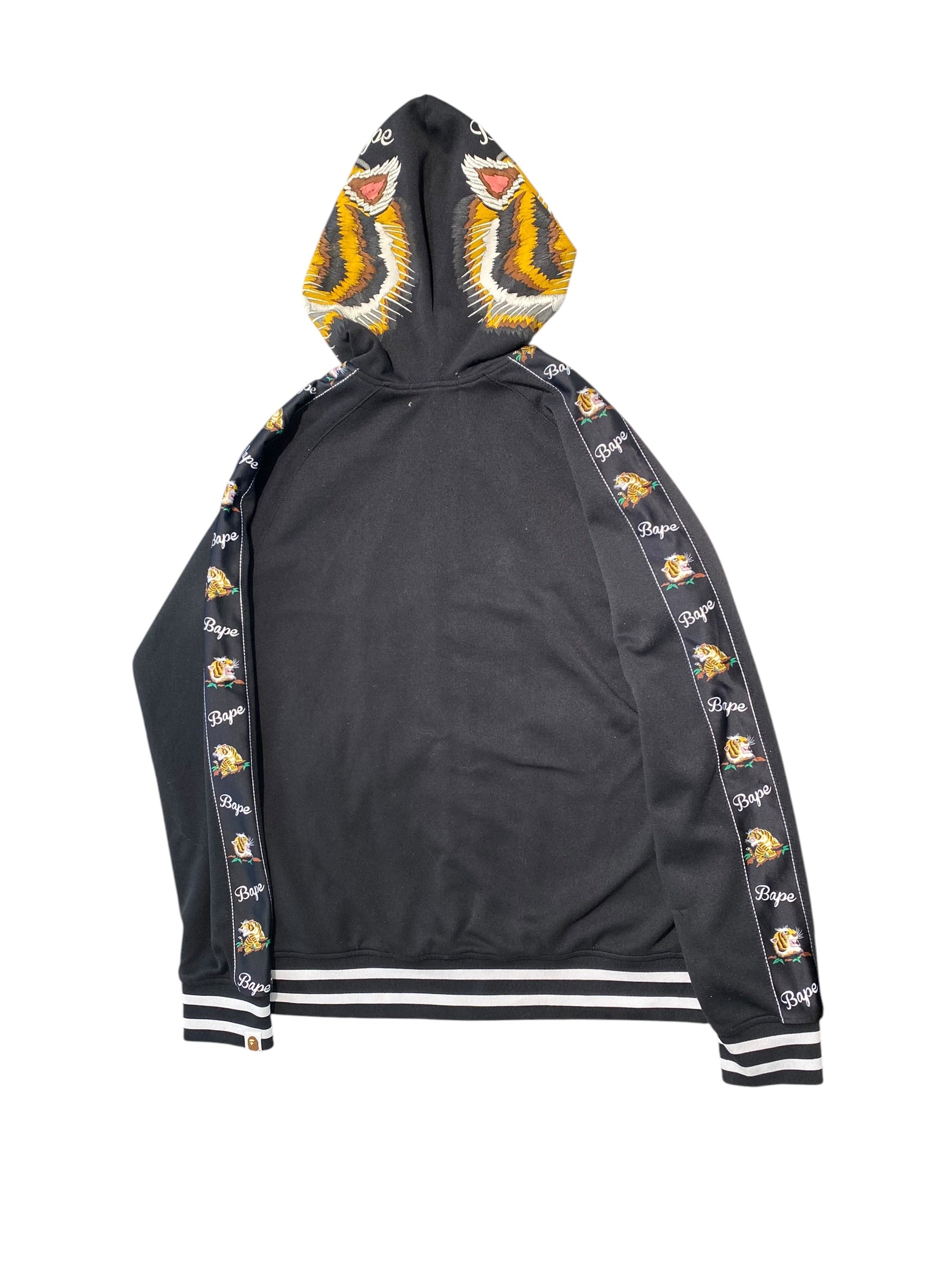 A Bathing Ape Used Bape Full-Zip Tiger Track Top Hoodie - test