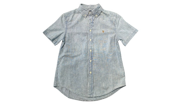 nike Used Ralph Lauren Short Sleeve Button Up Denim - test