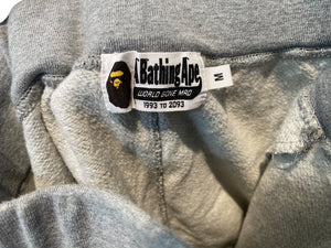 Bape Used Bape shark camo back pocket sweat shorts grey - 529261815