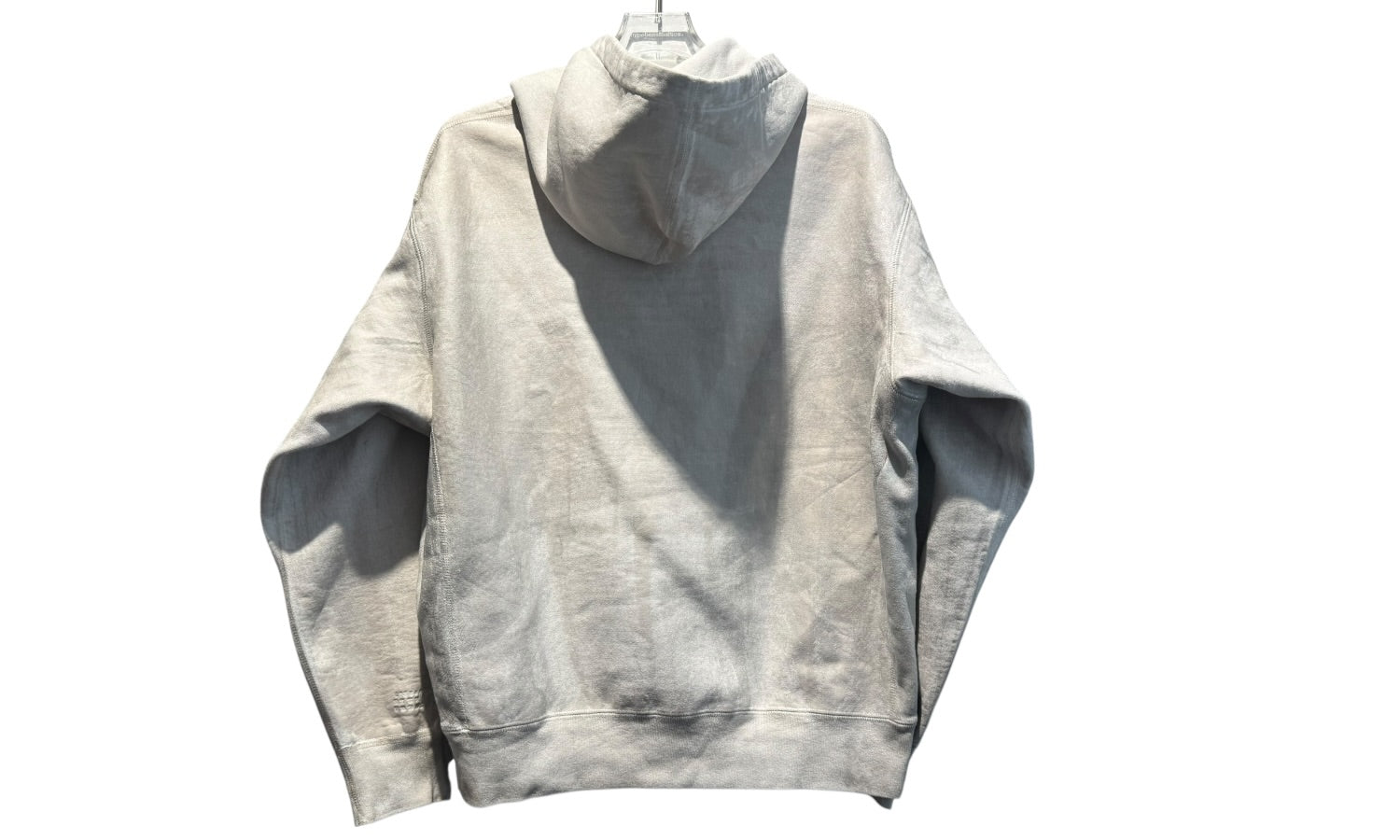 Supreme Used Supreme MM6 Maison Margiela Foil Box Logo Hooded Sweatshirt White - SUPR-SMMMFB-WHITE