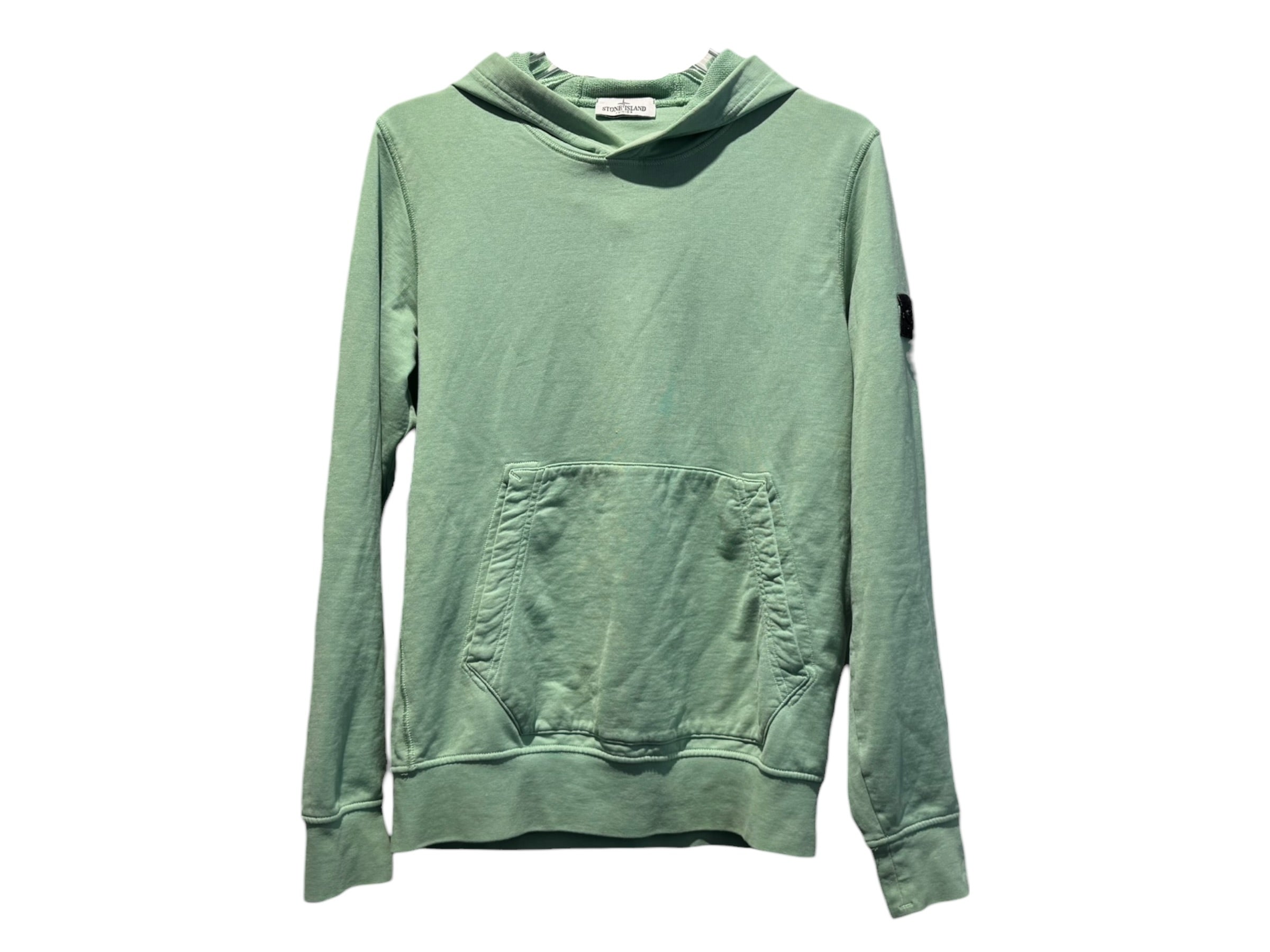 Stone Island Used Stone Island Jr Green Hoodie - 307261648