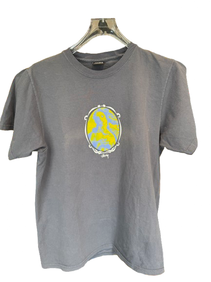 Stussy Venus Oval Pigment Dyed Tee Indigo