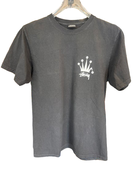 Stussy Regal Crown Pigment Dyed T-shirt Black
