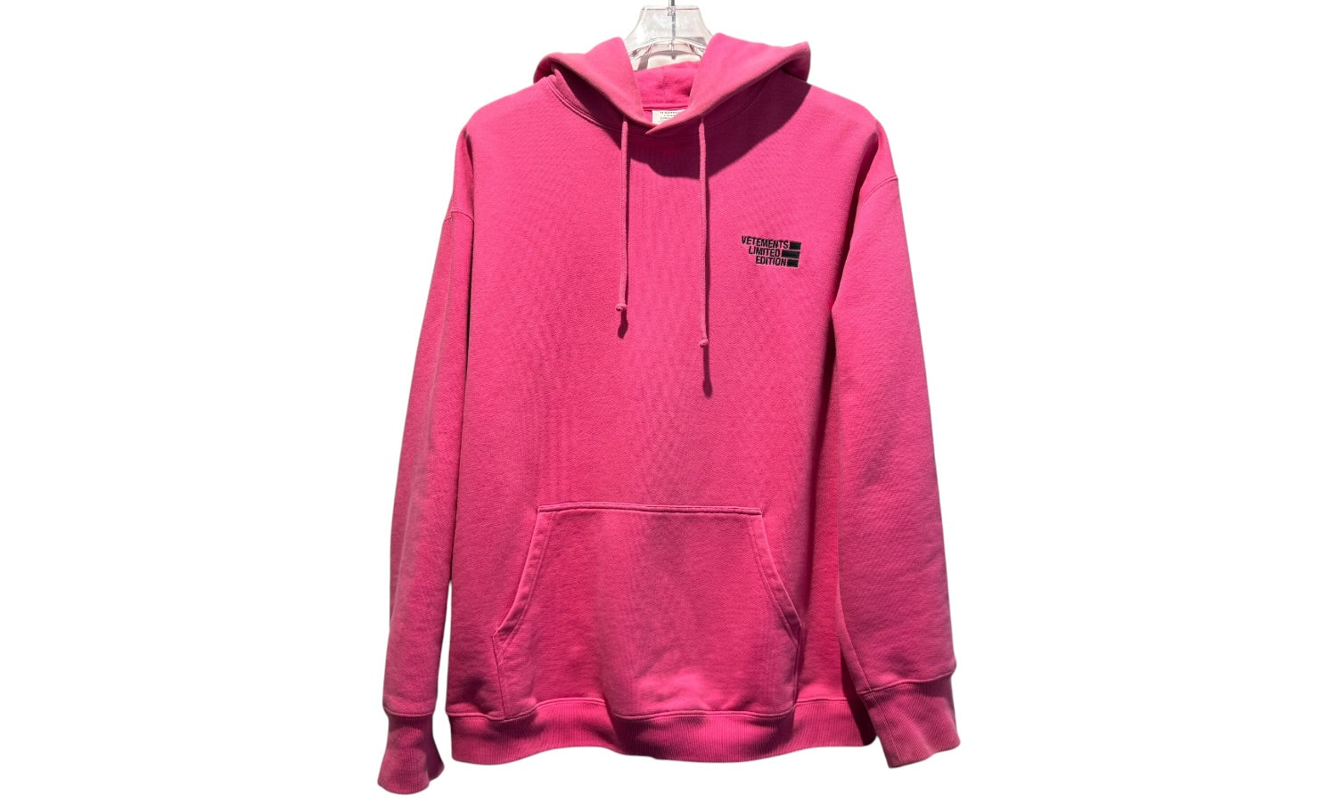 nike Used Vetements Pink Limited Edition Logo Hoodie - test