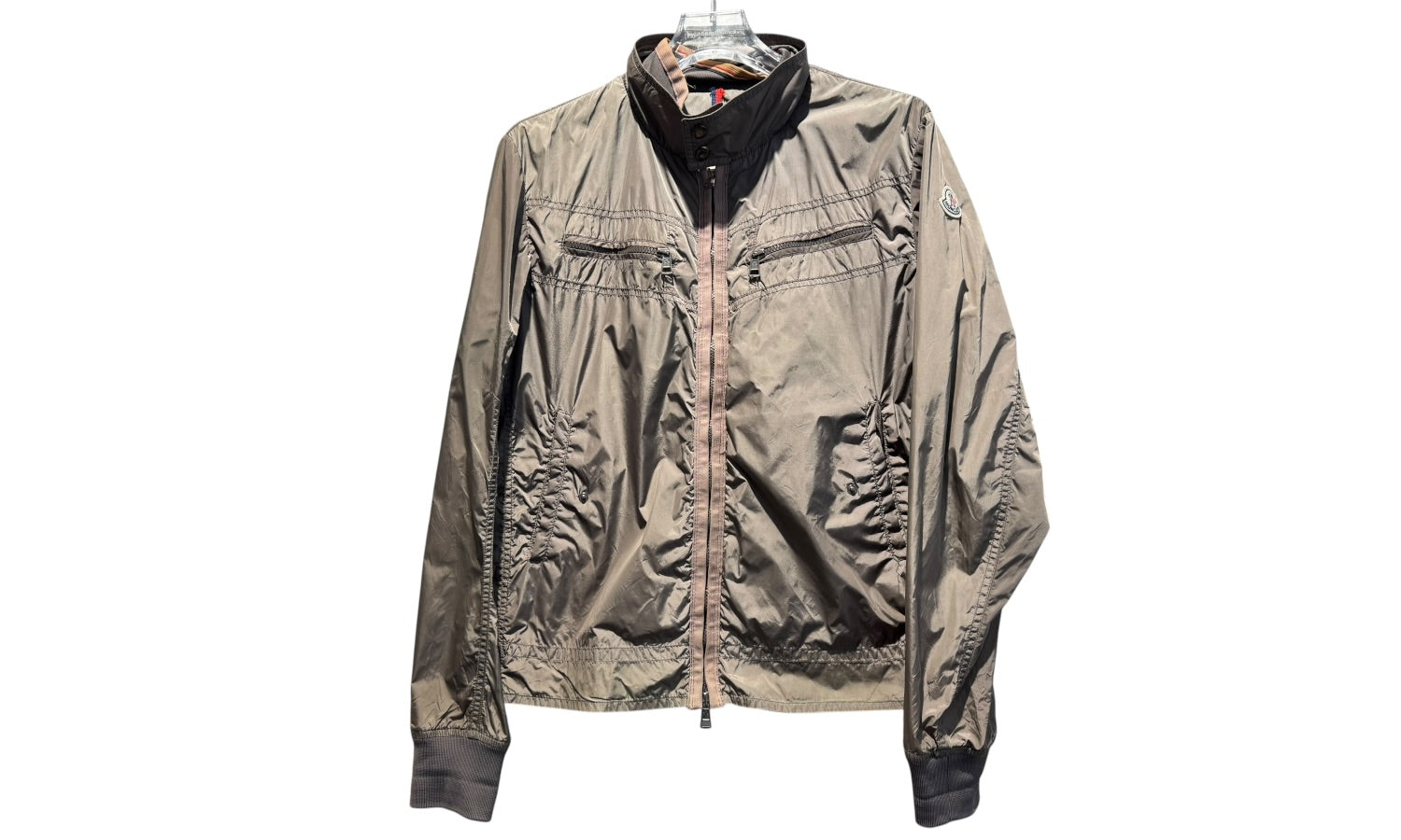 Moncler Used Moncler Leroy Windbreaker jacket green - Leroy