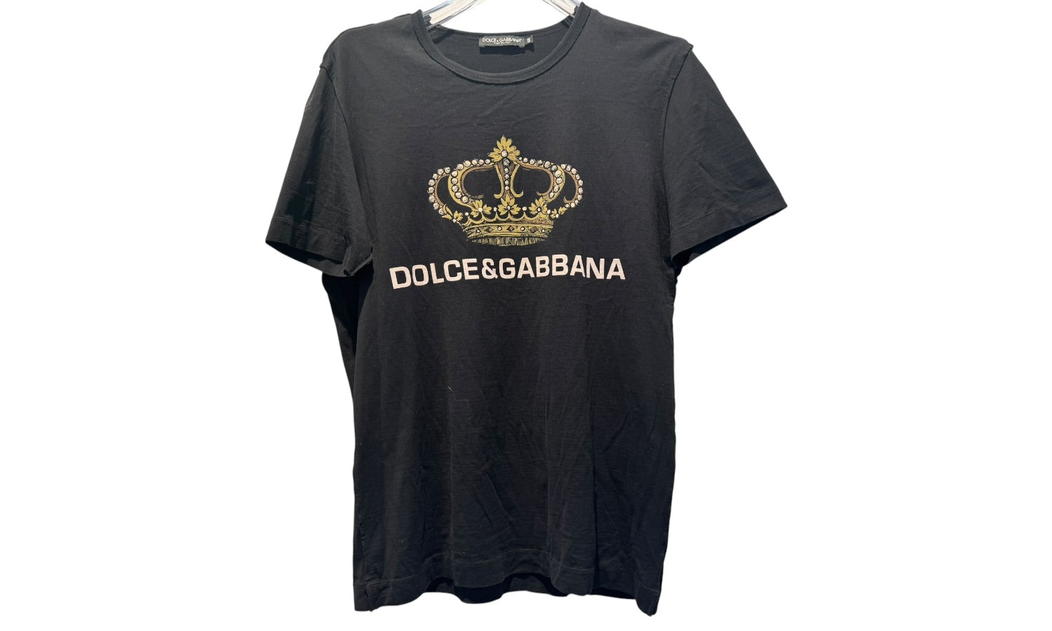 nike Used Dolce & Gabbana Crown Tee Black - test
