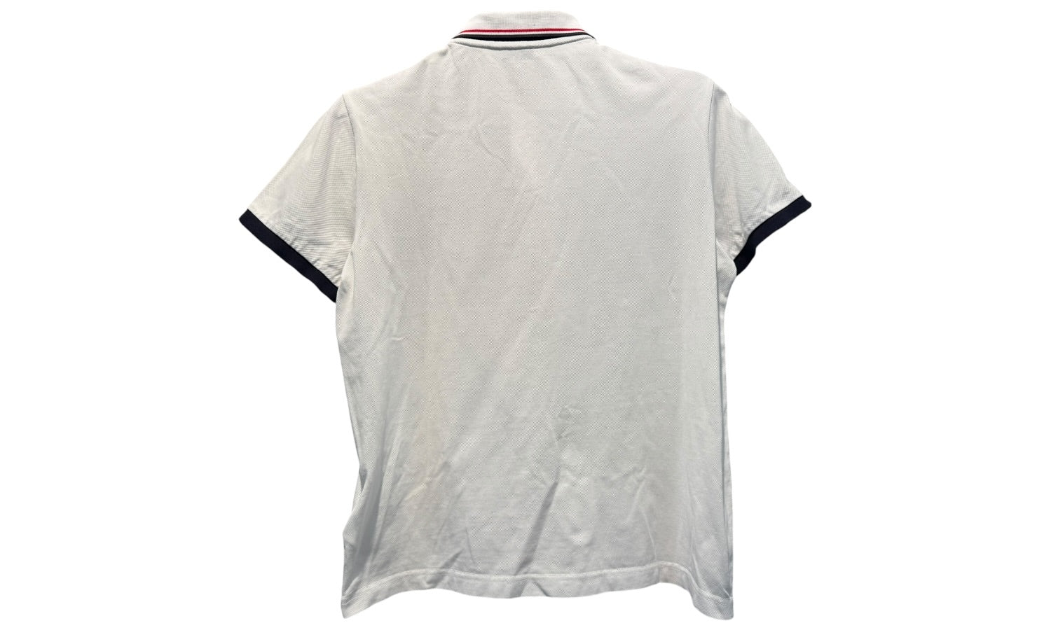 nike Used Moncler White Polo Shirt - test